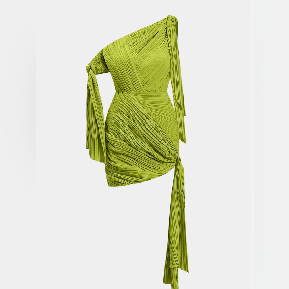 MICAS PLEADED DRESS NEW